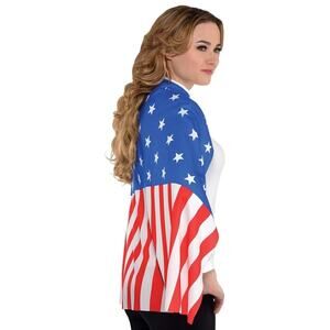 Patriotic Party - USA Flag Design Costume Accessory July 4th Halloween One Size